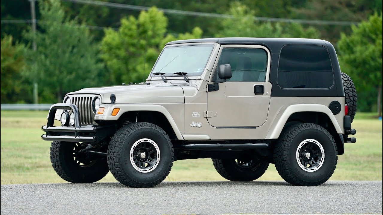 Davis AutoSports 2003 Jeep Wrangler Sahara For Sale / 43k Miles / New Lift  & Mods - YouTube