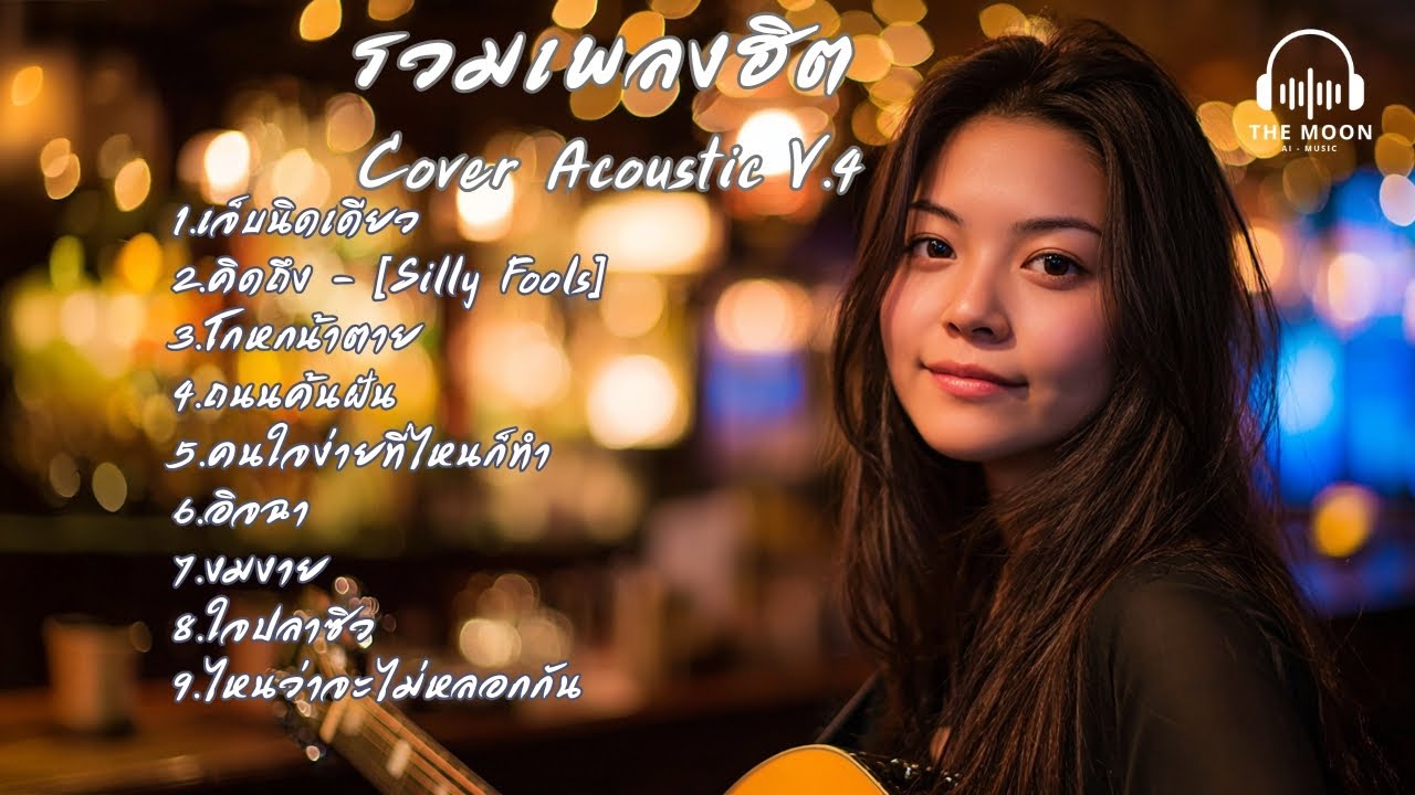รวมเพลงฮิต Cover Acoustic V.4  รวมเพลงอกหักซึ้งๆ ฟังต่อเนื่อง (เจ็บนิดเดียว, คิดถึง, งมงาย)