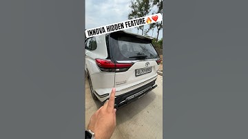 INNOVA HYCROSS HIDDEN FEATURE🔥❤️#car #shortsviral #viral #hybrid #innova #shorts #innovahybrid #car