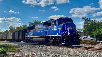CSX E040-14 with CSXT ET44AH 3372 leading with the CSXT 4720 ONE CSX unit trailing on 09/15/2025