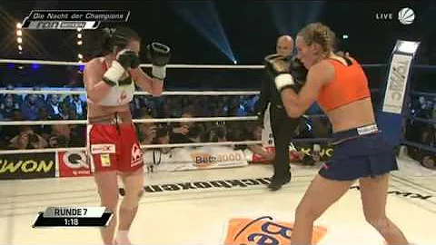 Christine Theiss vs. Su Jeong Lim der Kampf in vol...