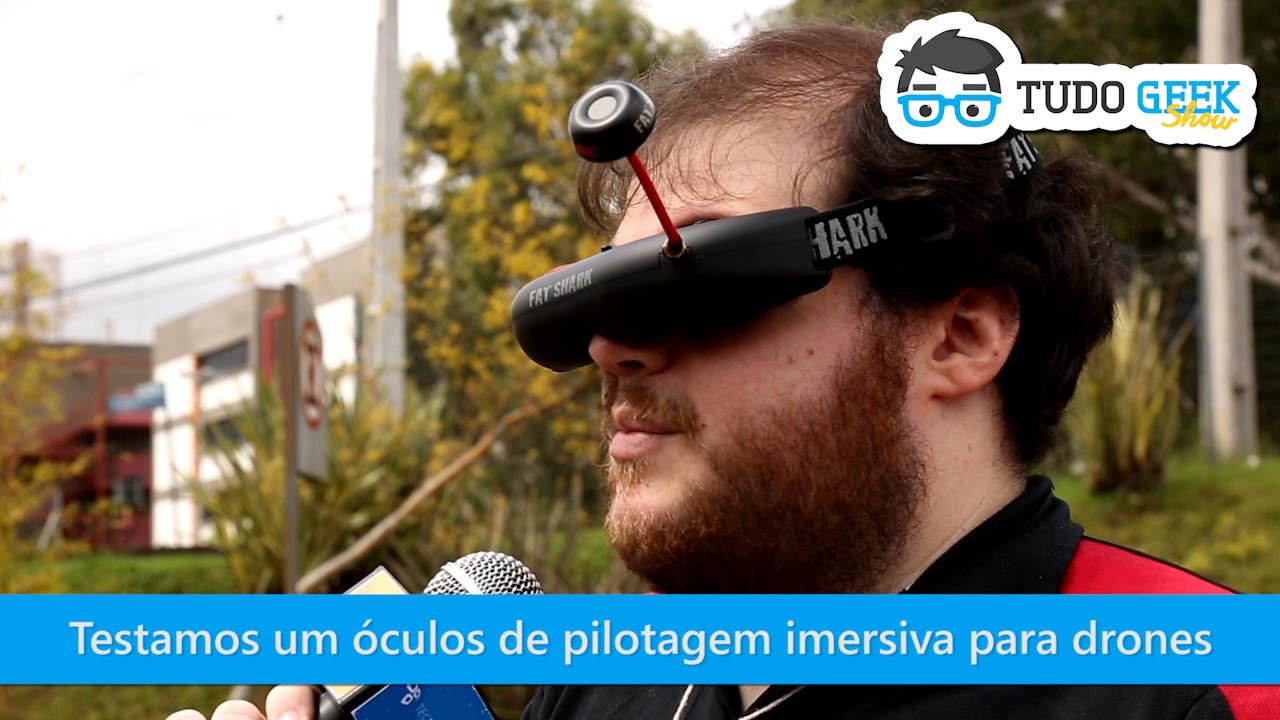 Testamos um óculos de pilotagem imersiva para drones [Tudo Geek Show] -  TecMundo - YouTube