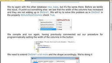 Presentation of lesson (No. 5) of the paid course on Working with Databases in Lazarus IDE