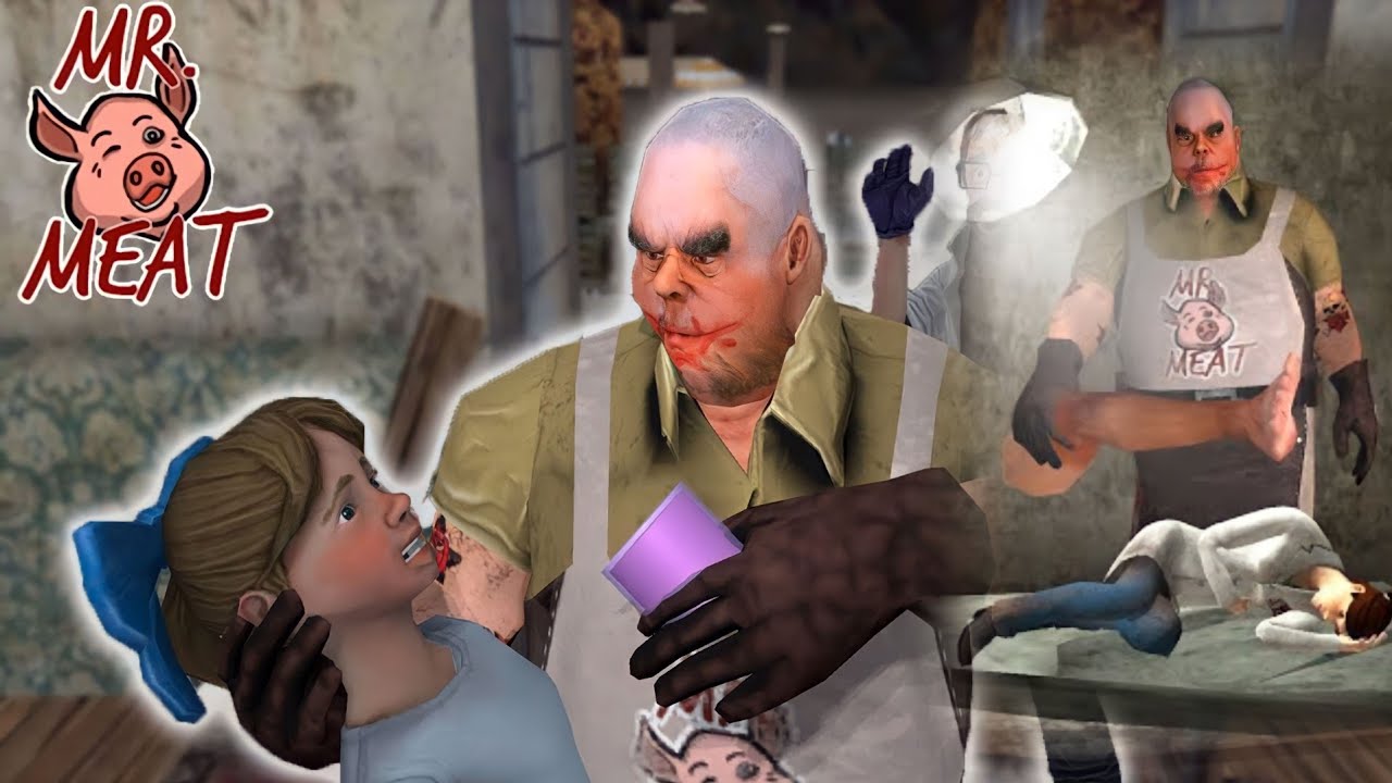 mr meat horror game😨 आज तो इसमे escape होने वाला था 🚫 mrmeat YouTube