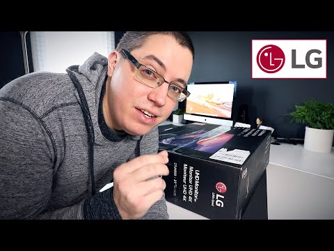 LG 27UK850 27-inch 4K HDR Monitor Unboxing