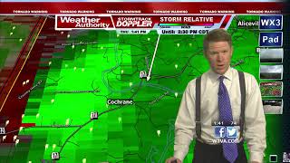 WTVA News 9 Tupelo | Tornado Coverage (March 25th, 2021)