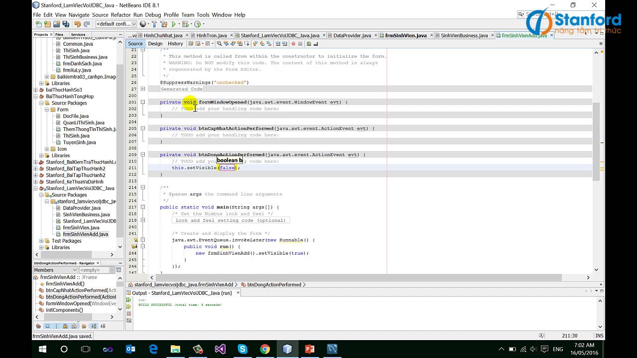 [Stanford] - Học lập trình java cơ bản - Làm việc với mysql bằng jdbc ...