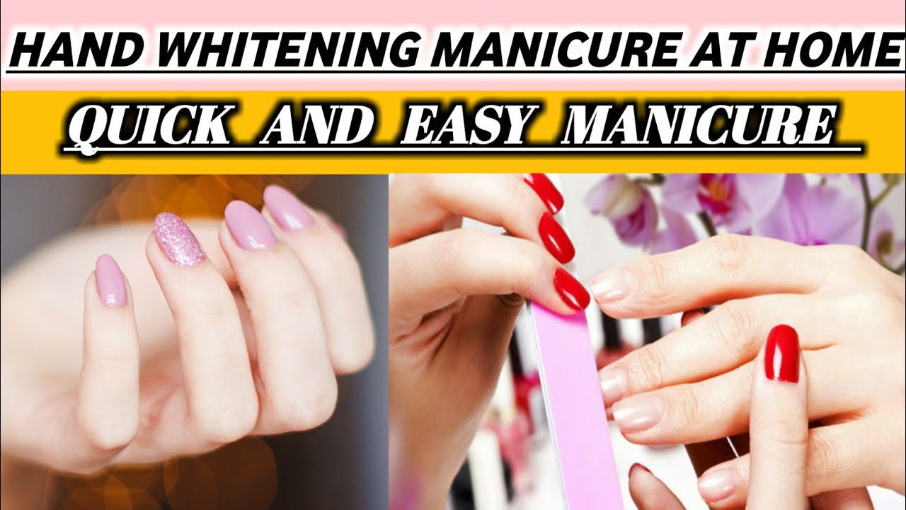 Hand whitening manicure at homestep by stepTan Removal manicure100