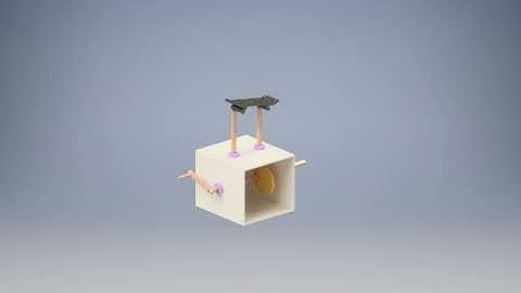 Skateboard Automata on 2 eccentric circle cams Autodesk Inventor