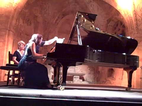 Emile Naoumoff's own Valse Feroce for piano four hands played with Rebecca Chaillot