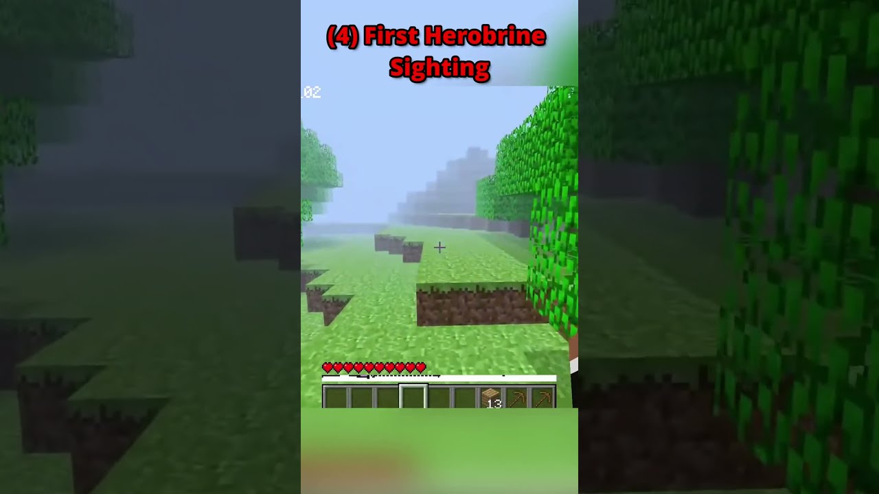 6 Times Herobrine Got Caught On Camera Minecraft