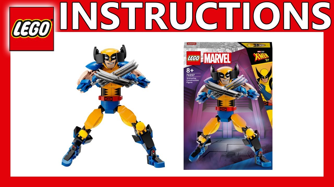 LEGO Instructions | Wolverine Construction Figure | 76257 | LEGO