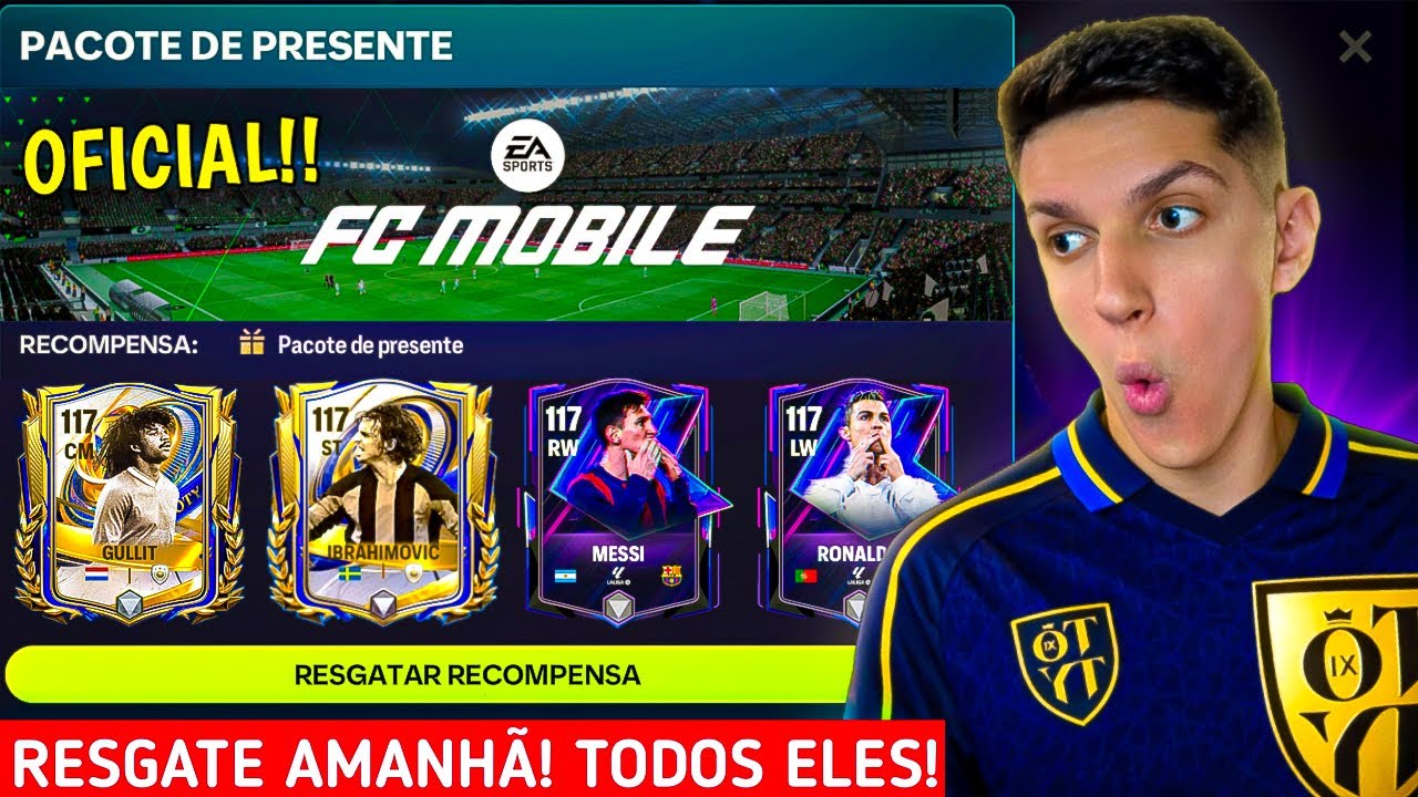 🚨SAIU OFICIAL!🔥RESGATE ELES AMANHÃ no MELHOR DIA do FC MOBILE 26