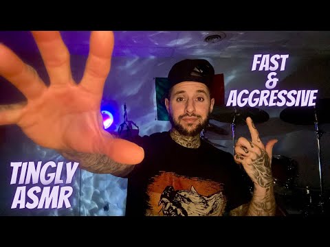 ASMR For Tingles | Fast & Aggressive Hand Sounds W/Visuals & Other Random Triggers