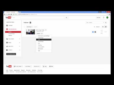 Video: Sådan Slettes Din YouTube-video