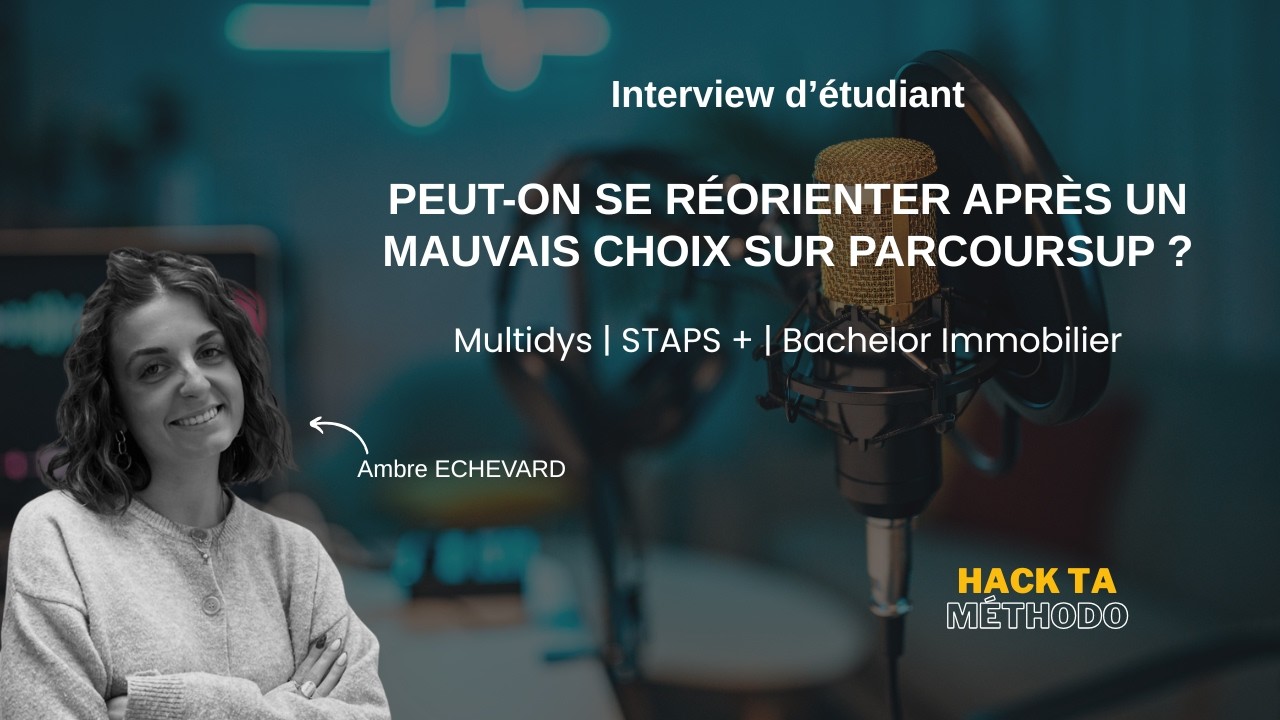 Peut-on se réorienter après un mauvais choix sur Parcoursup ?