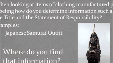 Cataloging 3D Artefacts- Clothing.wmv