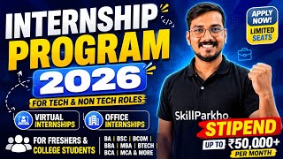 National Internship Portal 2026 | Paid & Unpaid Internships for Students | Tech & Non-Tech Roles