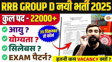RRB GROUP D NEW VACANCY 2026 | GROUP D NEW VACANCY 2026 | RAILWAY GROUP D NEW VACANCY 2026