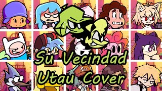 Su Vecindad but Every Turn a Different Character Sings (FNF Su Vecindad but) - [UTAU Cover] screenshot 3