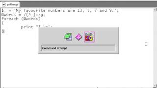 VTC Player   Perl Fundamentals, Using quantifiers 1
