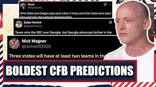 Boldest CFB Predictions For 2026 - Josh Pate's College Football Show