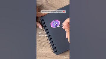 Dot mandala Brush stroke pattern  #shorts #dotmandalas #mandala #mandalaart #mandalaartforbeginners