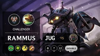 Rammus Jungle vs Dr. Mundo - BR Challenger Patch 9.21