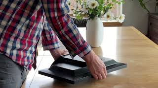 HP Monitor E201 How base works | How does the monitor base work