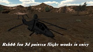 Rah66 Military Chopper for 3d printer and unity3d