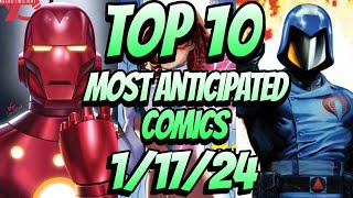 Top 10 Most Anticipated NEW Comic Books For 1\/17\/24