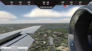 P3Dv5 Testing the Boeing 717 Amsterdam-Dusseldorf (Landing)