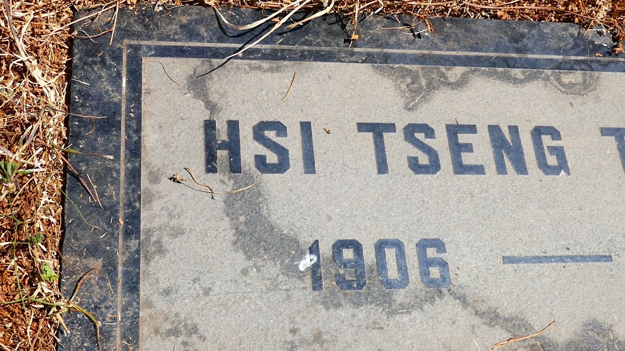 Hsi Tseng Tsiang Grave Evergreen Cemetery Los Angeles California USA April 29, 2021