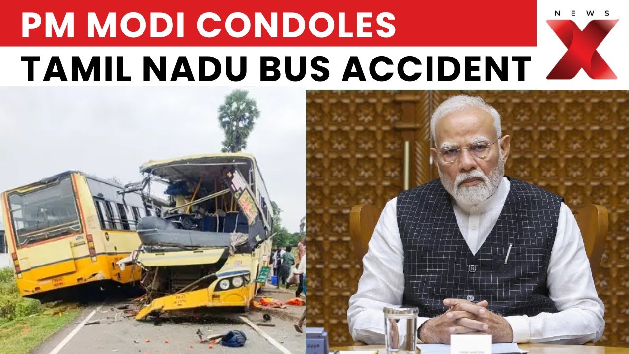 PM Modi Condoles Tamil Nadu Bus Accident: Deeply Saddened By Loss | NewsX