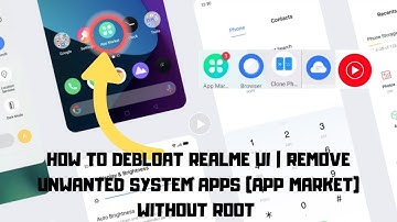 How To Debloat Realme UI | Remove Unwanted System Apps (App Market) Without Root