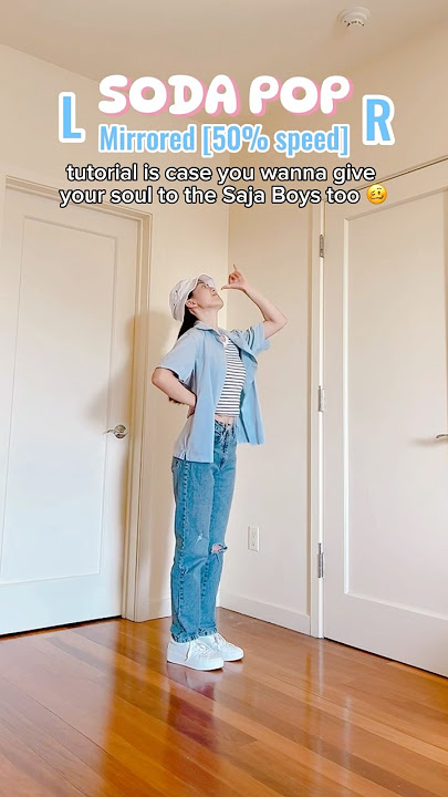 [MIRRORED] Saja Boys - ‘Soda Pop’ Tutorial🫧 #kpopdemonhunters #sajaboys #sodapop #kpopdancetutorial