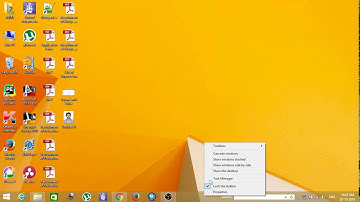 How to remove address bar from your taskbar..!!!