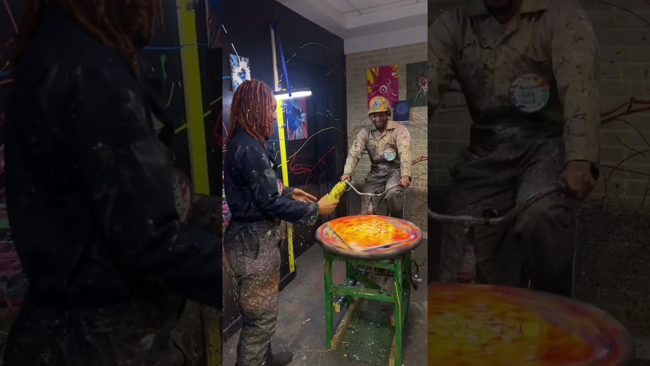 Bicycle Spin Art Chicago 