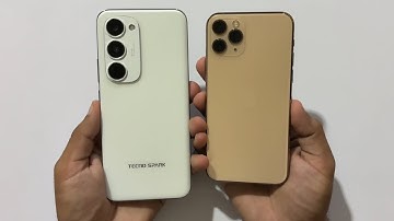 TECNO SPARK 40 PRO PLUS😨vs iPhone 8 PLUS💀- Insane Speed and Gaming Test!!