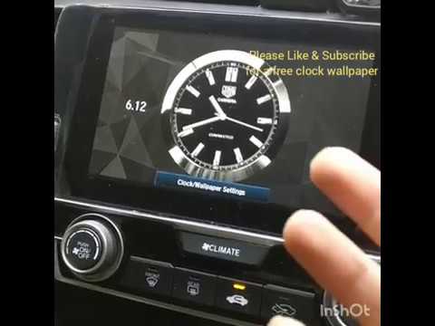 Changing Your Civic Analog Clock Wallpaper