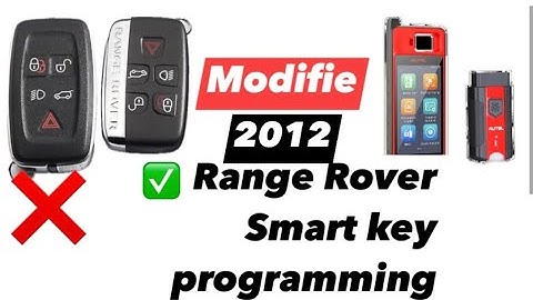 Autel km100 programming Range Rover/ Land Rover 2009-2015 Smart key