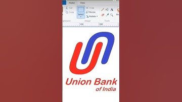 Union Bank logo drowning in paint tutorial !! #kimitcomputeracademy #odiacomputerclass #kimit