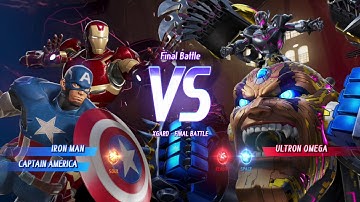 Marvel vs Capcom Infinite (XBONE) | Iron Man / Captain America Arcade Playthrough p.2