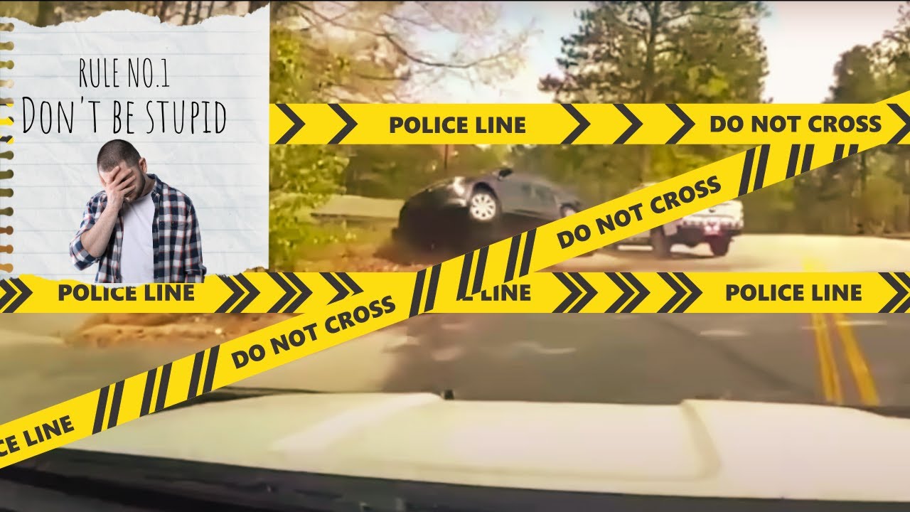 Police Chase Ended Up Very Stupidly - YouTube