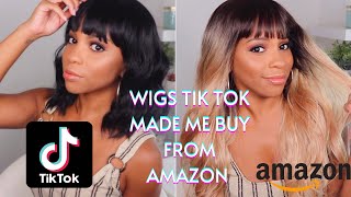 AMAZON WIGS FROM TIK TOK | TRY ON