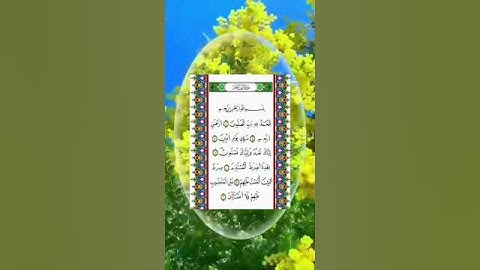 تلاوة القرآن الكريم برواية ورش عن نافع سورة الفاتحة