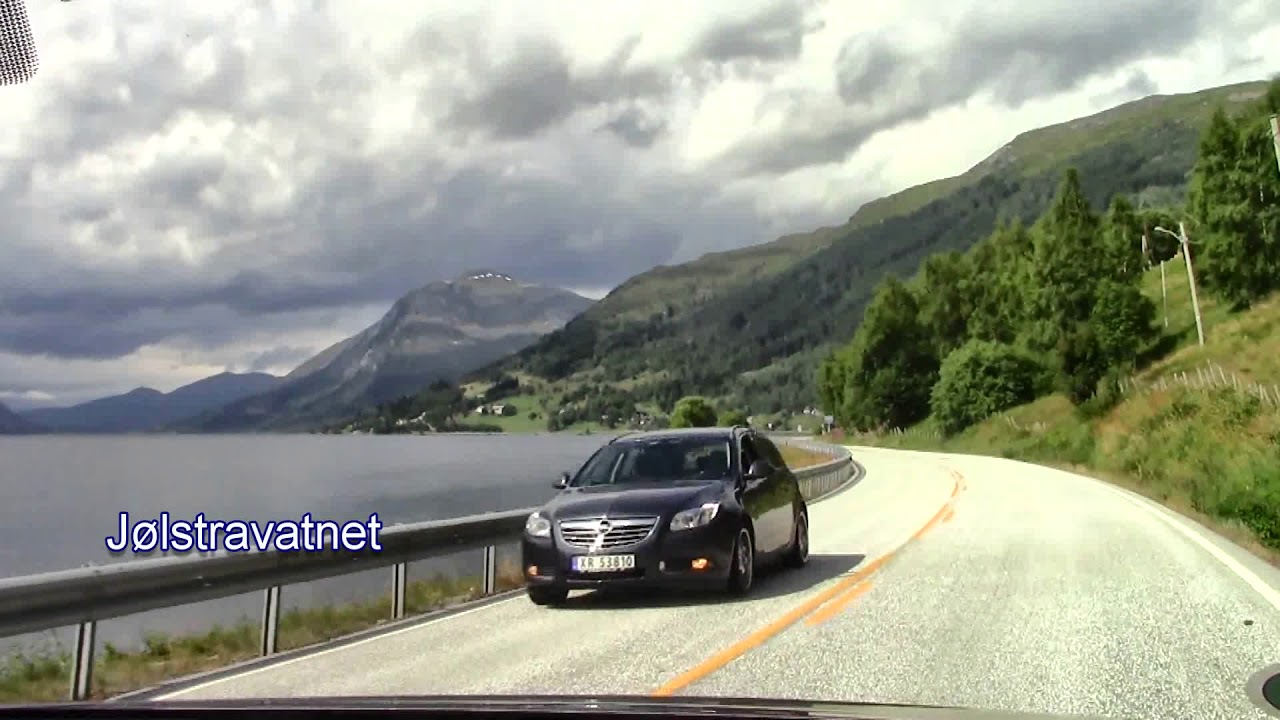 Innvik - Byrkjelo - Bergheimsvatnet - Jølstravatnet - Vadheim (Sognefjord) 18 juli 2018