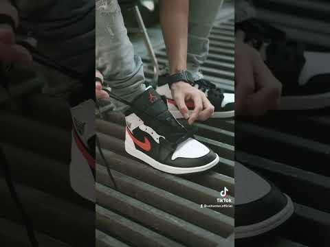 Video Hướng Dẫn Cách Buộc Dây Giày Nike Air Jordan 1 Mid - youtube