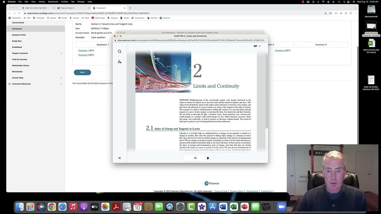 Math 3A MyMathLab Intro Fall 2022 - YouTube