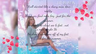 Jenna Davis -16 (Official Video) "relatable" LYRICS💗💗